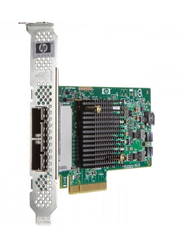650931-B21 HP H221 Dual Port SAS 6 Gbps / SATA 6Gbps PCI Express 2.0 x8 HBA Controller Card