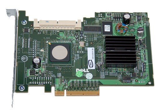 GU186 Dell PERC 5/iR 4-Port SAS 3Gbps PCI Express x8 RAID Controller Card