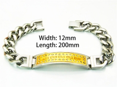 HY Wholesale Gold Bracelets of Stainless Steel 316L-HY08B0144