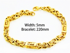 HY Wholesale Gold Bracelets of Stainless Steel 316L-HY08B0302