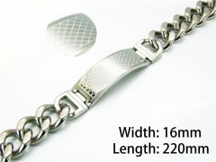 HY Wholesale Steel Color Bracelets of Stainless Steel 316L-HY08B0167