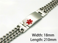 HY Wholesale Steel Color Bracelets of Stainless Steel 316L-HY08B0154