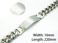 HY Wholesale Steel Color Bracelets of Stainless Steel 316L-HY08B0161