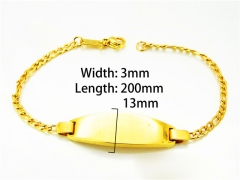 HY Wholesale Gold Bracelets of Stainless Steel 316L-HY08B0125