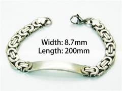 Steel Color Bracelets of Stainless Steel 316L-HY08B0214