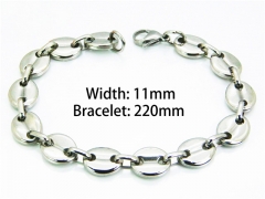 HY Wholesale Steel Color Bracelets of Stainless Steel 316L-HY08B0311