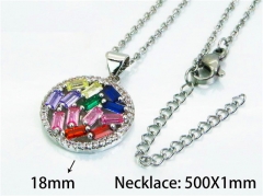 HY Wholesale Popular Crystal Zircon Necklaces (Crystal)-HY54N0084OL