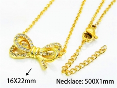 HY Wholesale Popular Crystal Zircon Necklaces (Other Style)-HY54N0081NE
