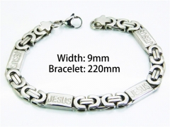 HY Wholesale Steel Color Bracelets of Stainless Steel 316L-HY08B0335