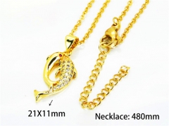 HY Wholesale Popular Crystal Zircon Necklaces (Animal Style)-HY54N0132ML