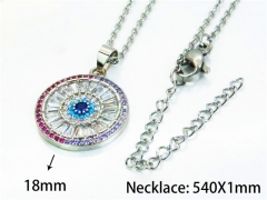 HY Wholesale Popular Crystal Zircon Necklaces (Crystal)-HY54N0101HZL