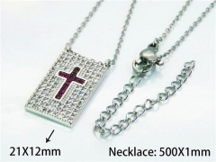 HY Wholesale Popular Crystal Zircon Necklaces (Religion Style)-HY54N0086HZL