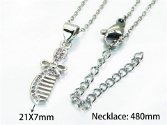 HY Wholesale Popular Crystal Zircon Necklaces (Other Style)-HY54N0139LQ