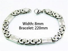 HY Wholesale Steel Color Bracelets of Stainless Steel 316L-HY08B0329