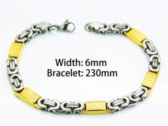 HY Wholesale Gold Bracelets of Stainless Steel 316L--HY08B0322
