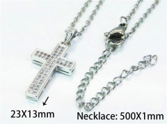 HY Wholesale Popular Crystal Zircon Necklaces (Religion Style)-HY54N0098NW