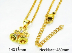 HY Wholesale Popular Crystal Zircon Necklaces (Other Style)-HY54N0122ND