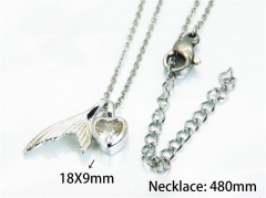 HY Wholesale Popular Crystal Zircon Necklaces (Love Style)-HY54N0137LE
