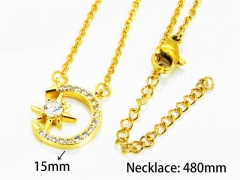 HY Wholesale Popular Crystal Zircon Necklaces (Crystal)-HY54N0130ML