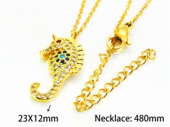HY Wholesale Popular Crystal Zircon Necklaces (Animal Style)-HY54N0118OS