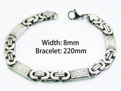 HY Wholesale Steel Color Bracelets of Stainless Steel 316L-HY08B0341