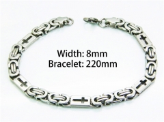 HY Wholesale Steel Color Bracelets of Stainless Steel 316L-HY08B0332
