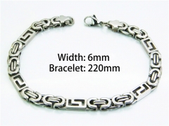 HY Wholesale Steel Color Bracelets of Stainless Steel 316L-HY08B0347