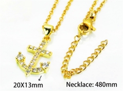 HY Wholesale Popular Crystal Zircon Necklaces (Crystal)-HY54N0128ND