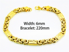 HY Wholesale Gold Bracelets of Stainless Steel 316L-HY08B0328