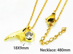 HY Wholesale Popular Crystal Zircon Necklaces (Animal Style)-HY54N0136LL