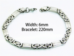 HY Wholesale Steel Color Bracelets of Stainless Steel 316L-HY08B0327