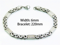 HY Wholesale Steel Color Bracelets of Stainless Steel 316L-HY08B0339