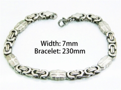 HY Wholesale Steel Color Bracelets of Stainless Steel 316L-HY08B0314