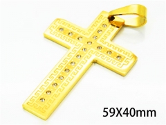 HY Wholesale Cross Pendants of Stainless Steel 316L-HY08P0522OU