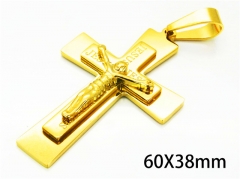 HY Wholesale Cross Pendants of Stainless Steel 316L-HY08P0176OU