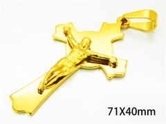 HY Wholesale Cross Pendants of Stainless Steel 316L-HY08P0177OW