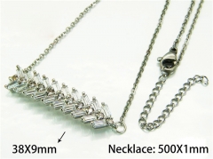 HY Wholesale Popular Crystal Zircon Necklaces (Crystal)-HY54N0478NS