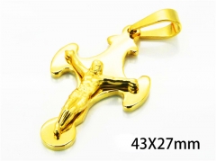 HY Wholesale Cross Pendants of Stainless Steel 316L-HY08P0483MD