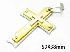 HY Wholesale Cross Pendants of Stainless Steel 316L-HY08P0202NE
