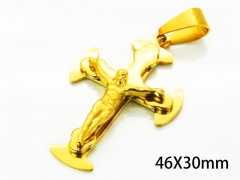 HY Wholesale Cross Pendants of Stainless Steel 316L-HY08P0490MW