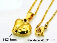 HY Stainless Steel 316L Necklaces (Love Style)-HY54N0313KL