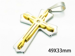 HY Wholesale Cross Pendants of Stainless Steel 316L-HY08P0402ML