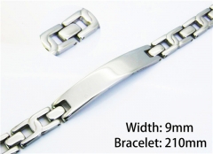 Steel Color Bracelets of Stainless Steel 316L-HY10B0534