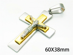 HY Wholesale Cross Pendants of Stainless Steel 316L-HY08P0175NR