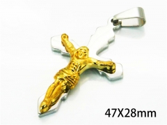 HY Wholesale Cross Pendants of Stainless Steel 316L-HY08P0500KL