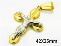 HY Wholesale Cross Pendants of Stainless Steel 316L-HY08P0417KL