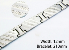 Steel Color Bracelets of Stainless Steel 316L-HY10B0546