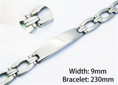 Steel Color Bracelets of Stainless Steel 316L-HY10B0531