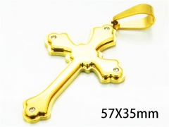 HY Wholesale Cross Pendants of Stainless Steel 316L-HY08P0558NZ