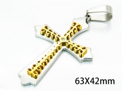 HY Wholesale Cross Pendants of Stainless Steel 316L-HY08P0518NL